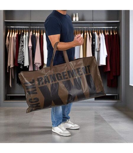 Sac Multi-Usage XXL Rangement 75L Taupe