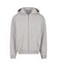 Unisex Adult Fluffy Full Zip Hoodie Light Asphalt Build Your Brand-1