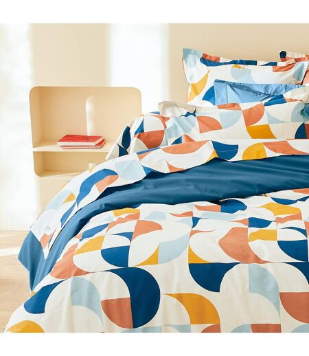 Drap plat percale de coton MODULO