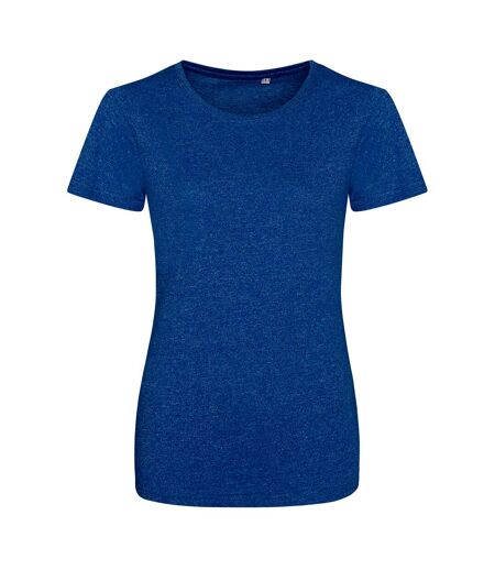 AWDis Womens/Ladies Girlie Space Blend T Shirt (Space Royal Blue/White) - UTPC2898