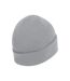 Bonnet tricoté avec revers mixte gris perle Absolute Apparel