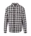 Chemise Manches Longues Motif/style À Carreaux Portlaw Homme Noir Blanc À Carreaux Trespass-1
