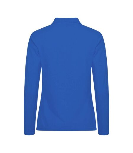Polo Manches Longues Manhattan Femme Bleu Roi Clique