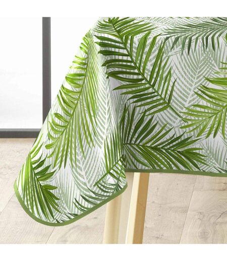 Nappe Imprimé Green Feuilles 140x240cm Vert