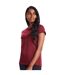 T-shirt Essential Femme Bordeaux Mantis-1