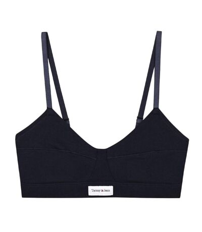 Soutien gorge noir femme tommy jean uw0uw03801 - m