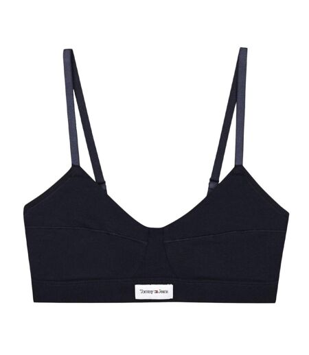 Soutien gorge noir femme tommy jean uw0uw03801 - m