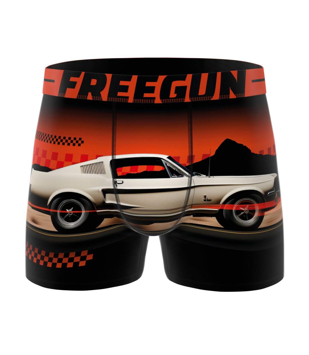 Lot de 5 boxers homme Cars Racing Freegun-4