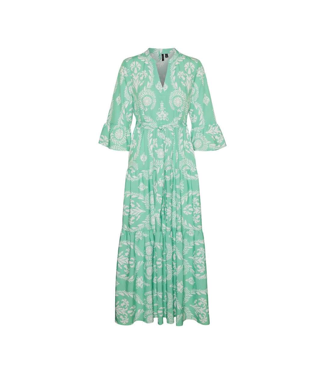 Robe verte femme vero moda zera-2