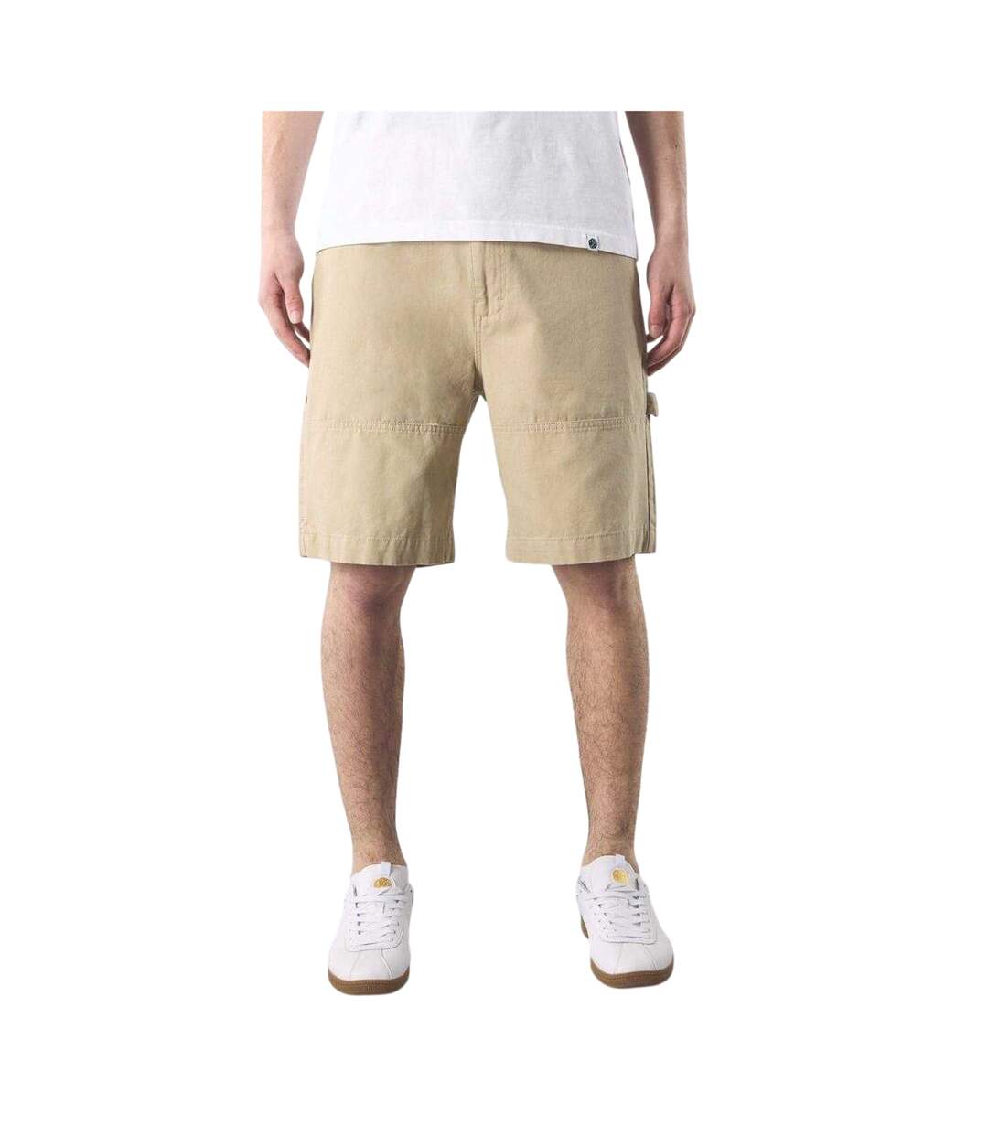 Mens Stamford Cargo Shorts Taupe Pretty Green-1
