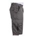 Mens Classic Cargo Shorts Grey Lee Cooper-3