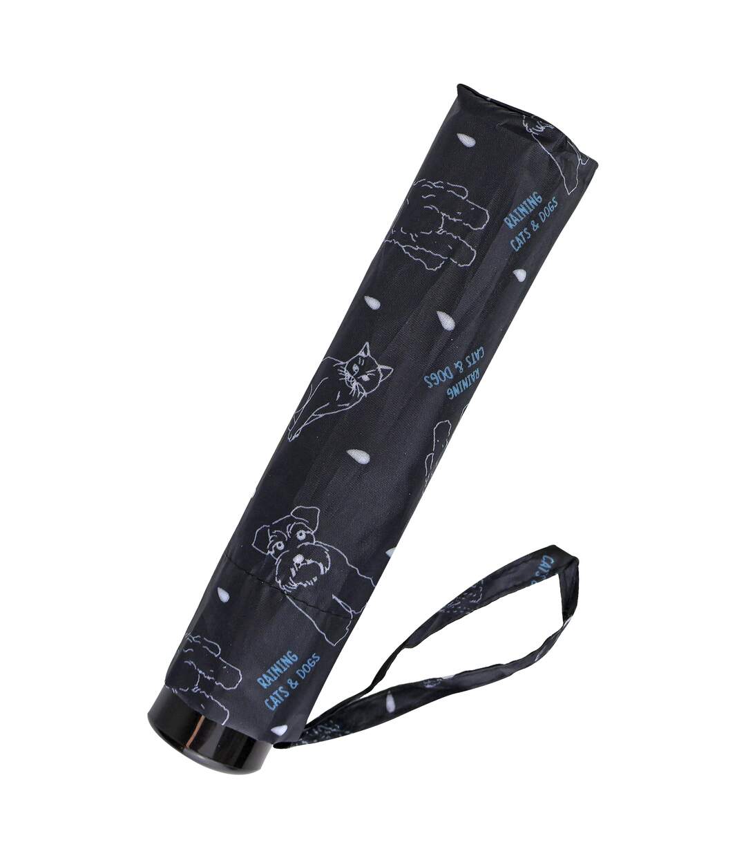 Compact Supermini Umbrella Highland Cow Cats & Dogs Travel Rain Umbrella-2