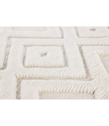 Tapis Déco en Laine Dahlia 300x400cm Blanc