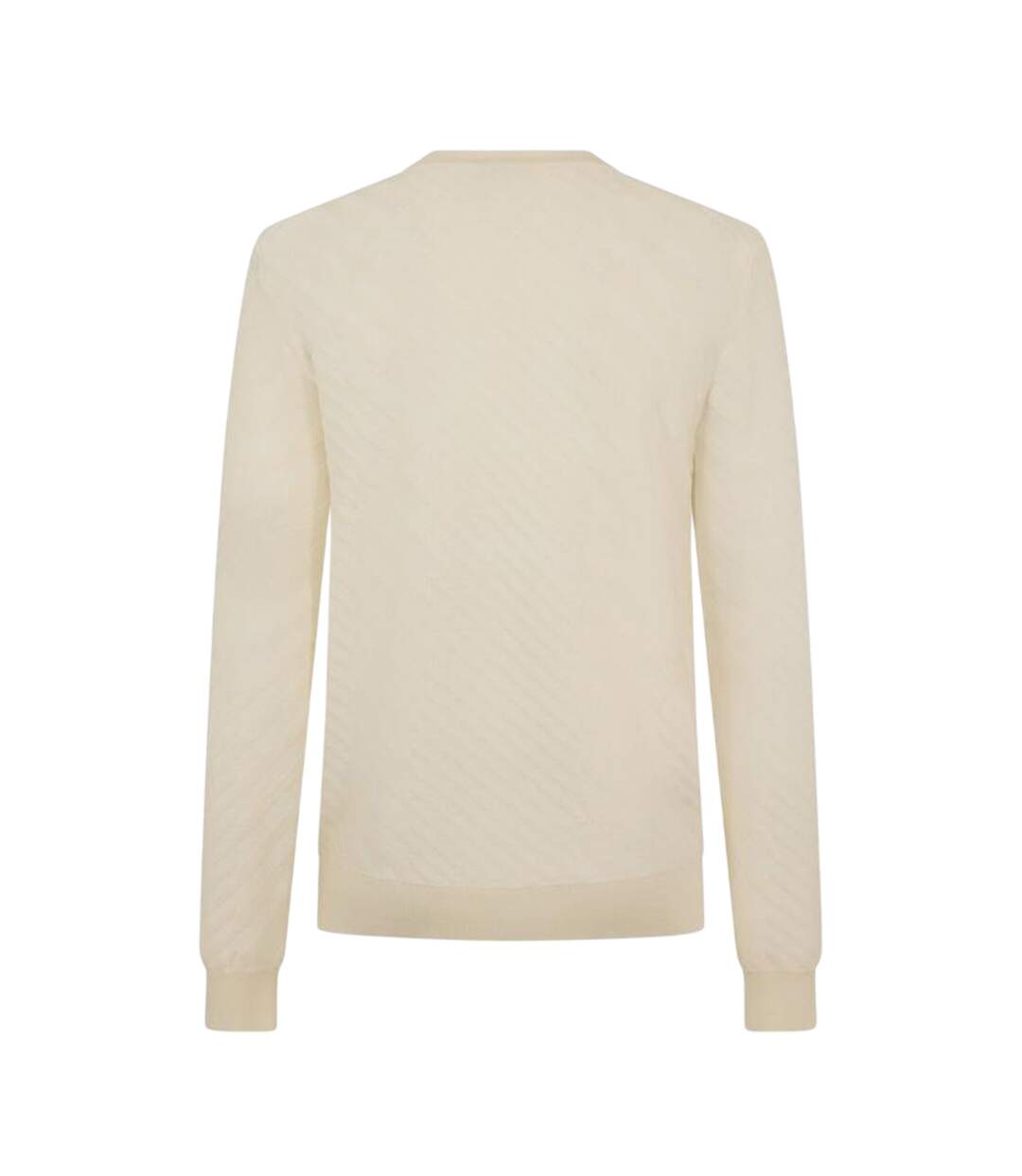 Mens Knitted Regular Top White Boss-2