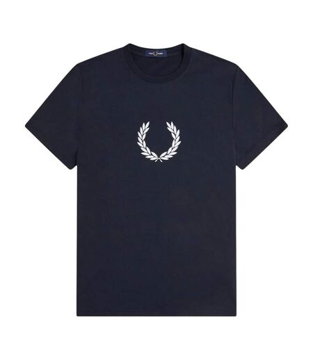 Unisex Adult M8536 608 T-shirt Navy Blue Fred Perry