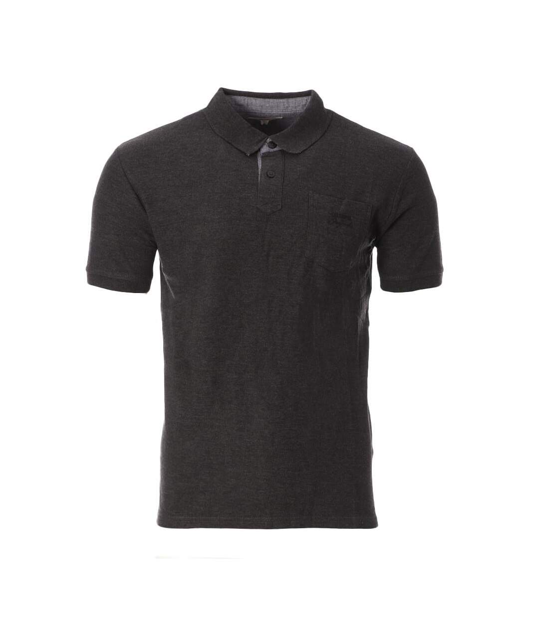 Polo Gris Anthracite Homme Lee Cooper Opan - S-1