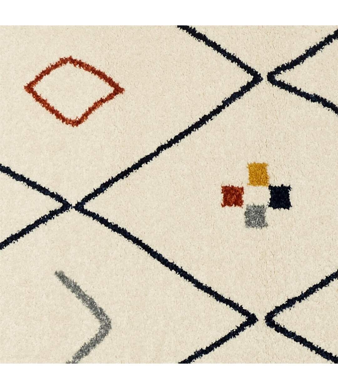 Tapis Déco Berbère Djerba 150x200cm Beige-2
