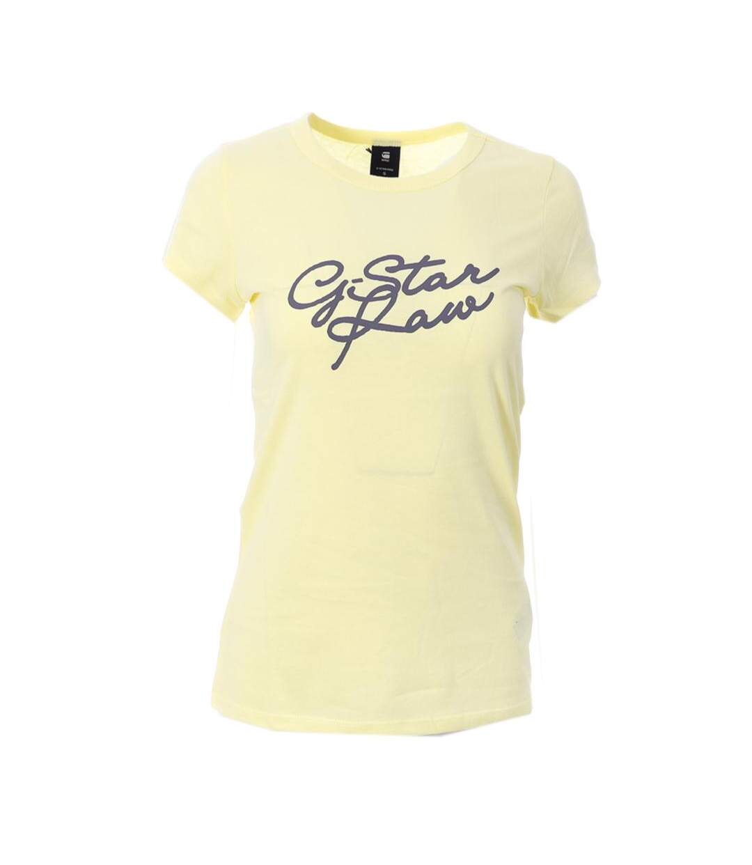 T-shirt Jaune Femme G-Star Raw Cursive - S-1