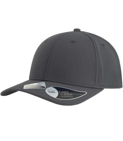 Atlantis Unisex Adult Sand 6 Panel Recycled Cap (Dark Grey) - UTAB615