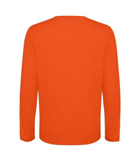 T-shirt Manches Longues Estoril Adulte Orange Feu Roly