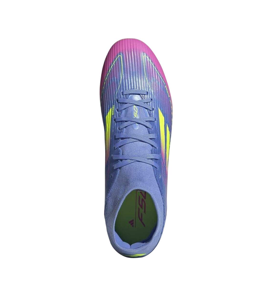 Mens F50 League Firm Ground Football Boots Blue Lemon Adidas-4