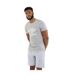 Mens Stacked Logo T-shirt Grey Marl Umbro-2