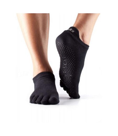 Mens toe socks black Fitness Mad