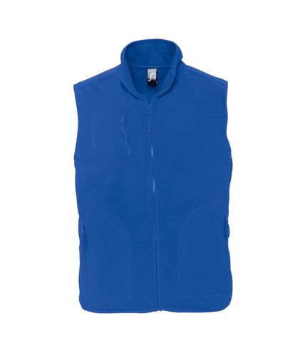 SOLS Norway Unisex Anti-Pill Fleece Bodywarmer / Gilet Vest (Royal Blue)