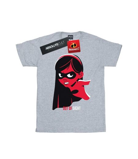Disney Femme/Les femmes Incredibles 2 Incredible Girl - T-shirt boyfriend en coton (Gris sportif) - UTBI41944
