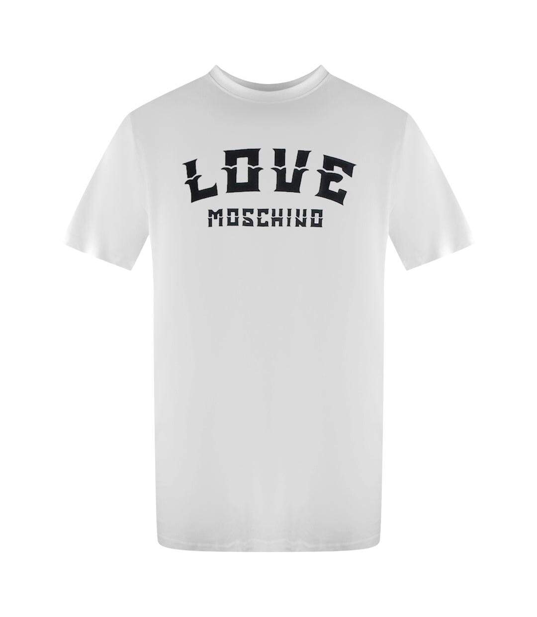 T-shirt Motif/style Vif Homme Blanc Love Moschino-1