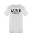 T-shirt Motif/style Vif Homme Blanc Love Moschino-1
