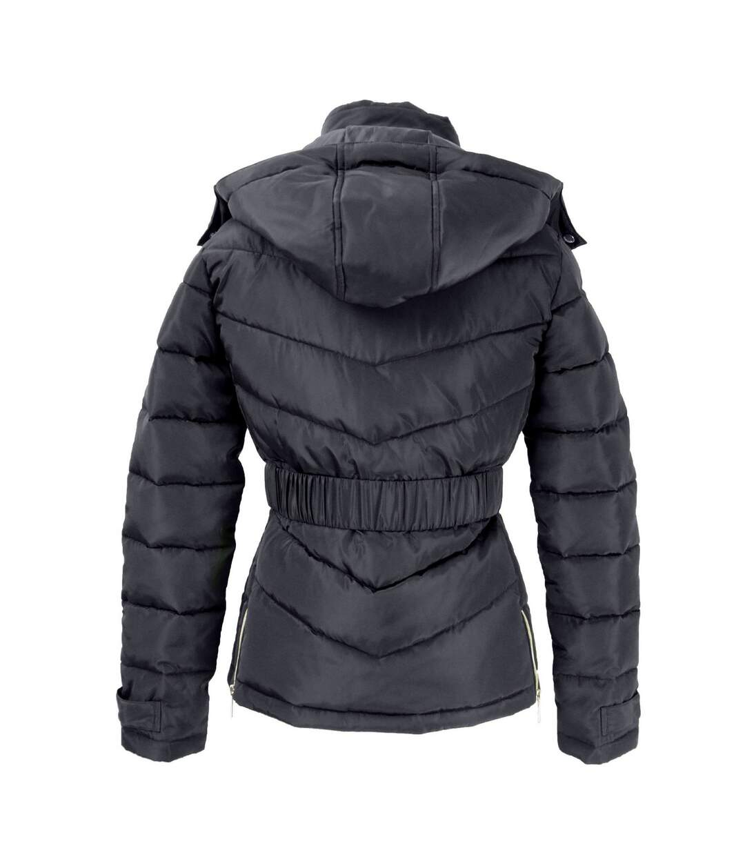 Womens/ladies cornhill quilted coat black Coldstream