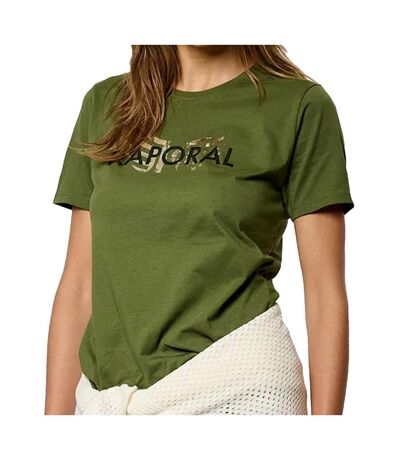 T-shirt kaki femme kaporal eloae - l