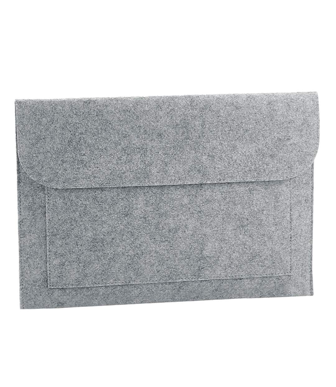 Document wallet one size grey melange Bagbase