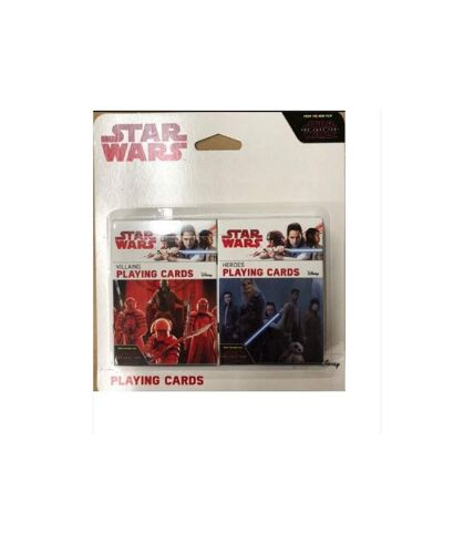 Star Wars Playing Card Deck (Pack of 2) (Multicolored) (One Size) - UTSG22527