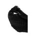 Womens/ladies Knotted Shoulder Bag One Size Black Where's That From-4