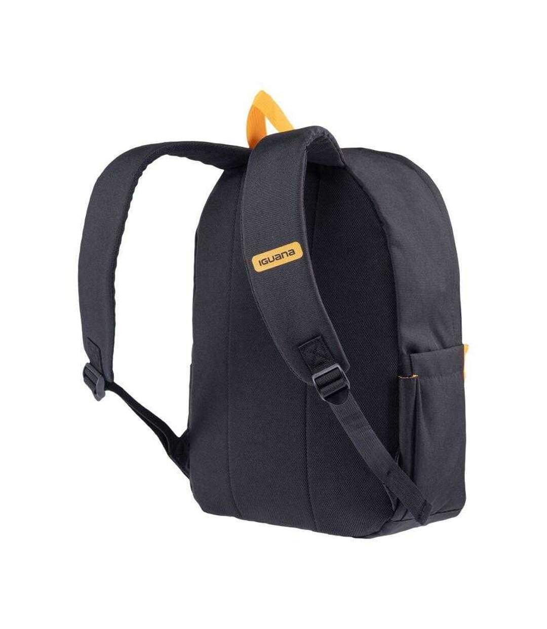 Childrens/kids Mossin 15l Backpack One Size Black Yellow Iguana-2