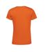 Womens/ladies Inspire E150 T-shirt Pure Orange B&C-2