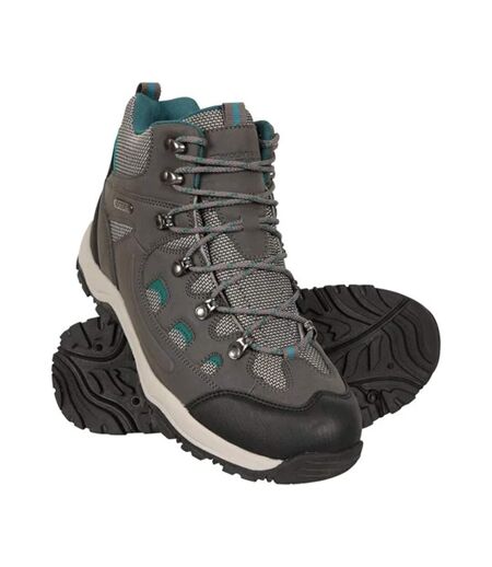Womens/ladies Adventurer Waterproof Walking Boots Dark Grey Mountain Warehouse