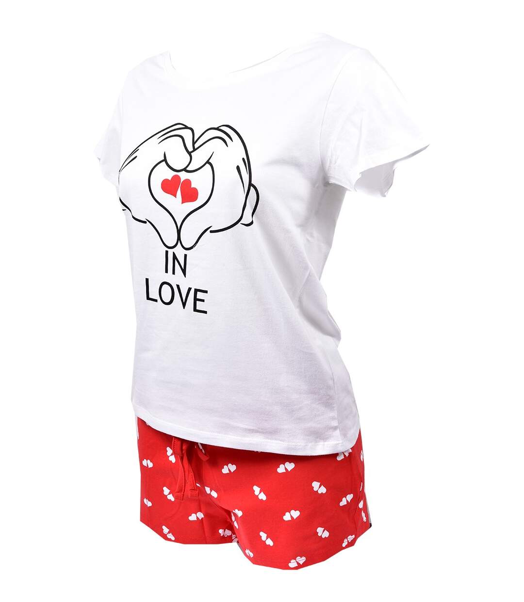 Pyjama Femme MINNIE en Coton -Chaleur,Douceur et Confort- Pack de 2 Pyjacourt EV3583-3