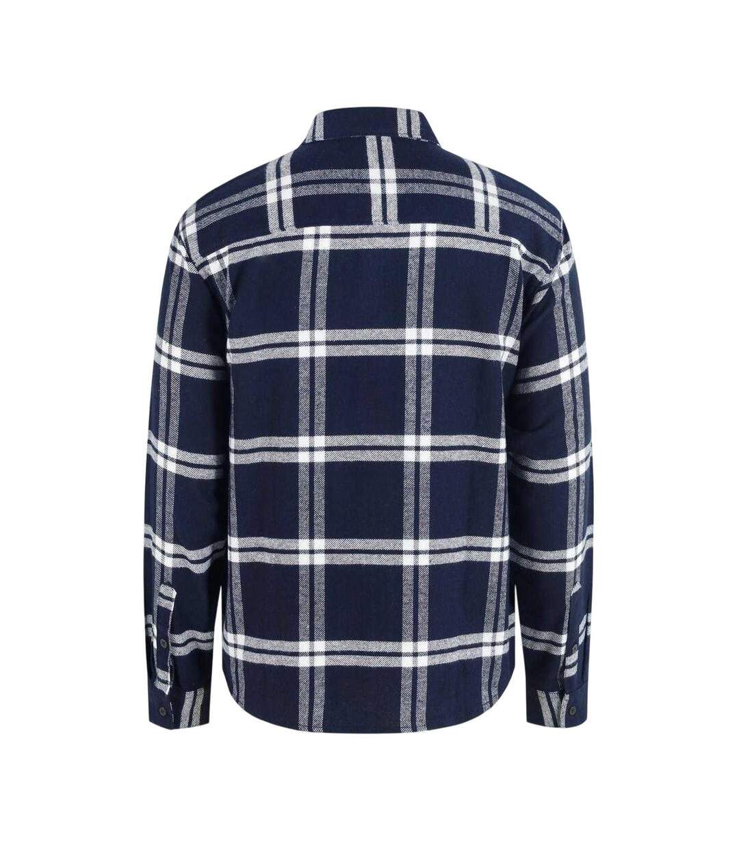 Veste-chemise Manches Longues Motif/style À Carreaux Homme Bleu Marine SoulCal-2
