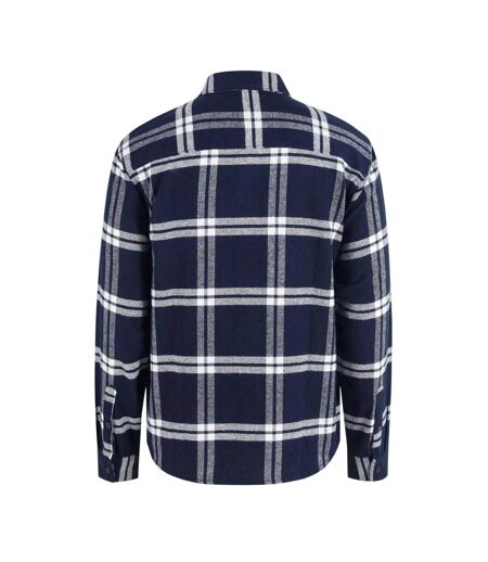Veste-chemise Manches Longues Motif/style À Carreaux Homme Bleu Marine SoulCal