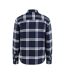 Veste-chemise Manches Longues Motif/style À Carreaux Homme Bleu Marine SoulCal-2