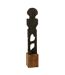 Statue Déco en Bois Mara 107cm Noir-1