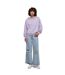 Womens/ladies Terrycloth Oversized Hoodie Dusty Lilac Urban Classics-1