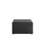 Coffre de Rangement Design Soldi 65cm Noir-2