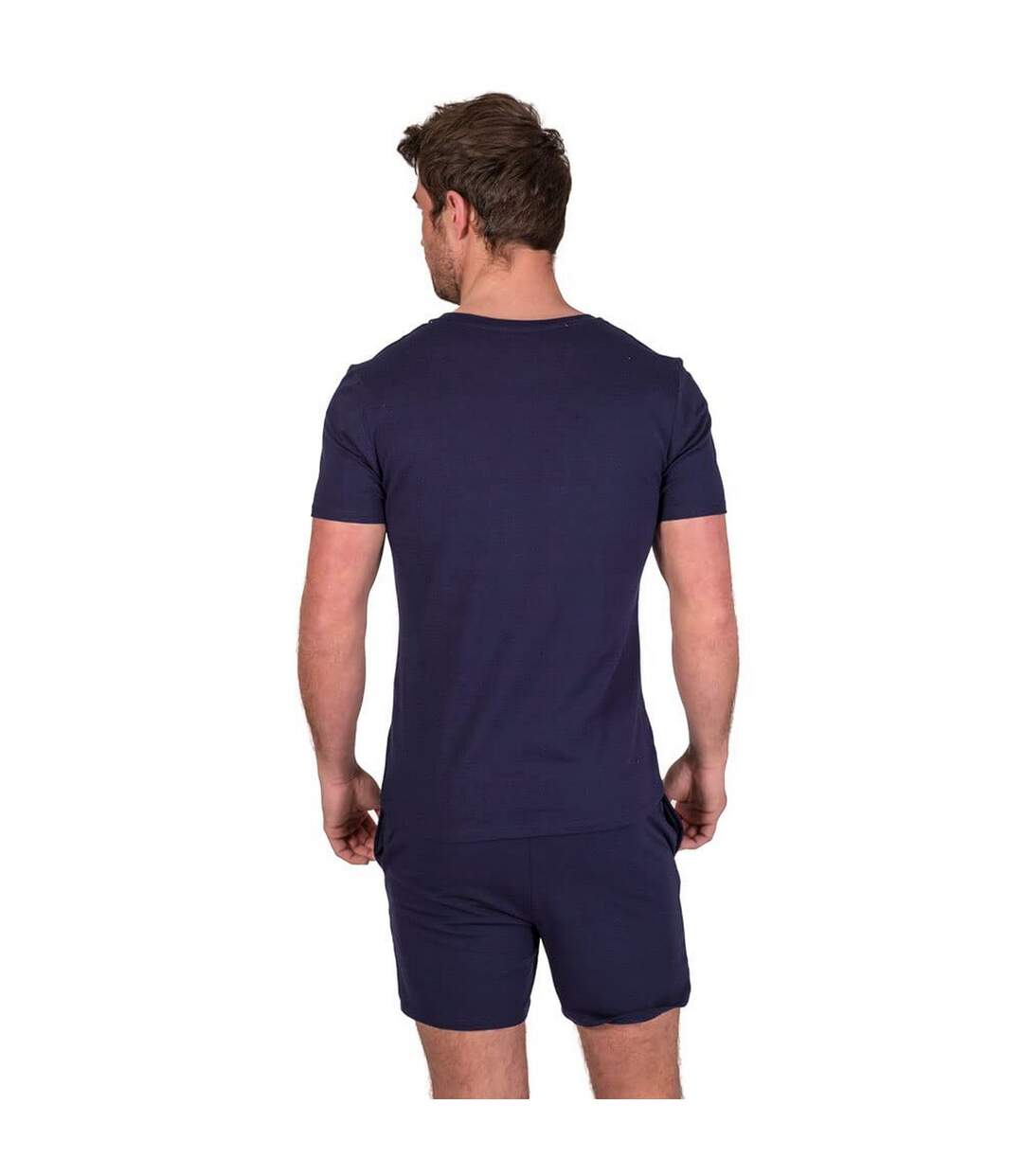 Ensemble de pyjama court classic homme bleu marine Light And Shade