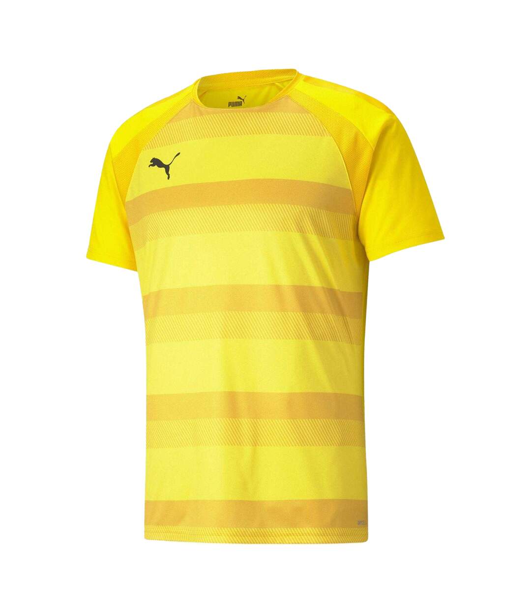 Mens Teamvision Football Jersey Yellow Black Puma-1