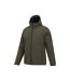 Mens Exodus Waterproof Soft Shell Jacket Dark Khaki Mountain Warehouse-3