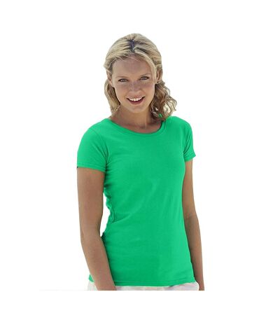 T-shirt Manches Courtes Femme Emeraude Fruit Of The Loom